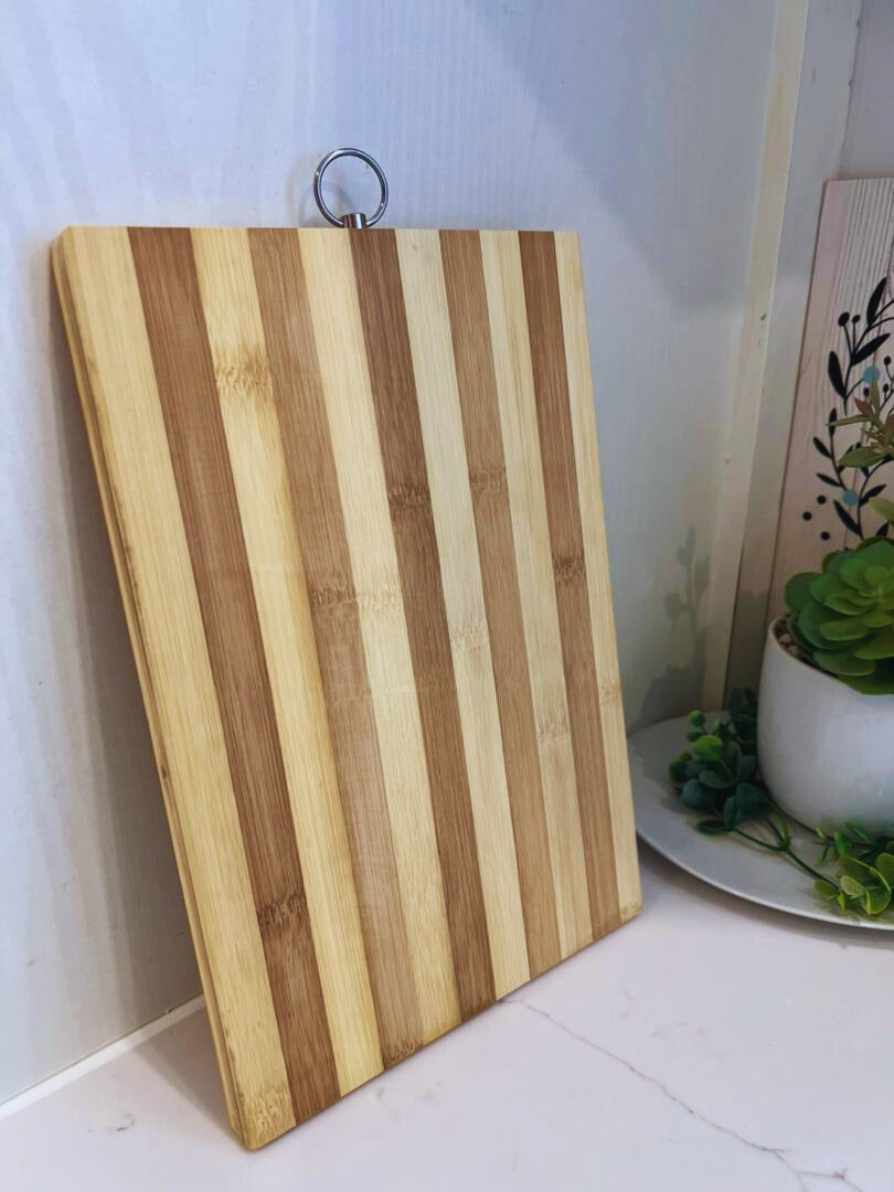 Planche à découper 3en1 INOX BAMBOU PLASTIQUE  لوح تقطيع الخضروالفواكه